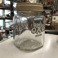 1930〜50‘s OXO CUBES グラスジャー