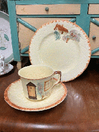 KEELE ST.POTTERY コテージウェア ティートリオ