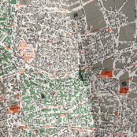 1980〜90年代パリの観光ガイドマップ PLAN DU PARIS