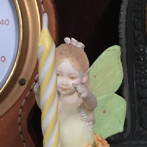 イギリス製バタフライフェアリーフィギュリン｜「GENIO ANTICA